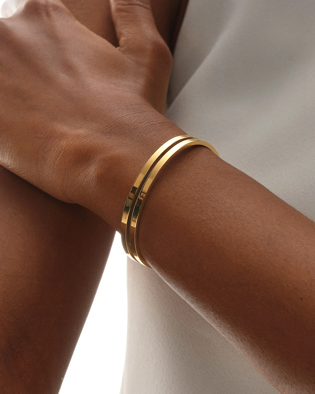 Dual Bangle Polished - Image 6