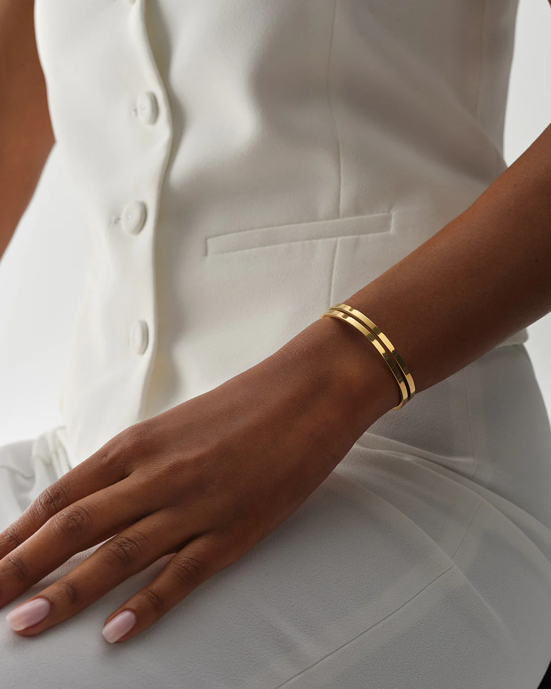Dual Bangle Polished - Image 7