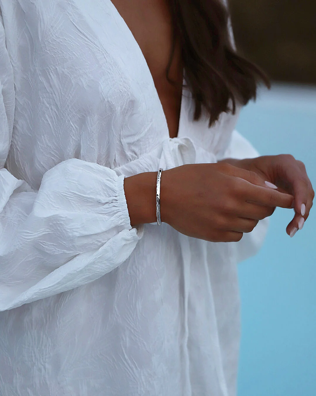 Opal Bangle Sterling Silver - Image 7
