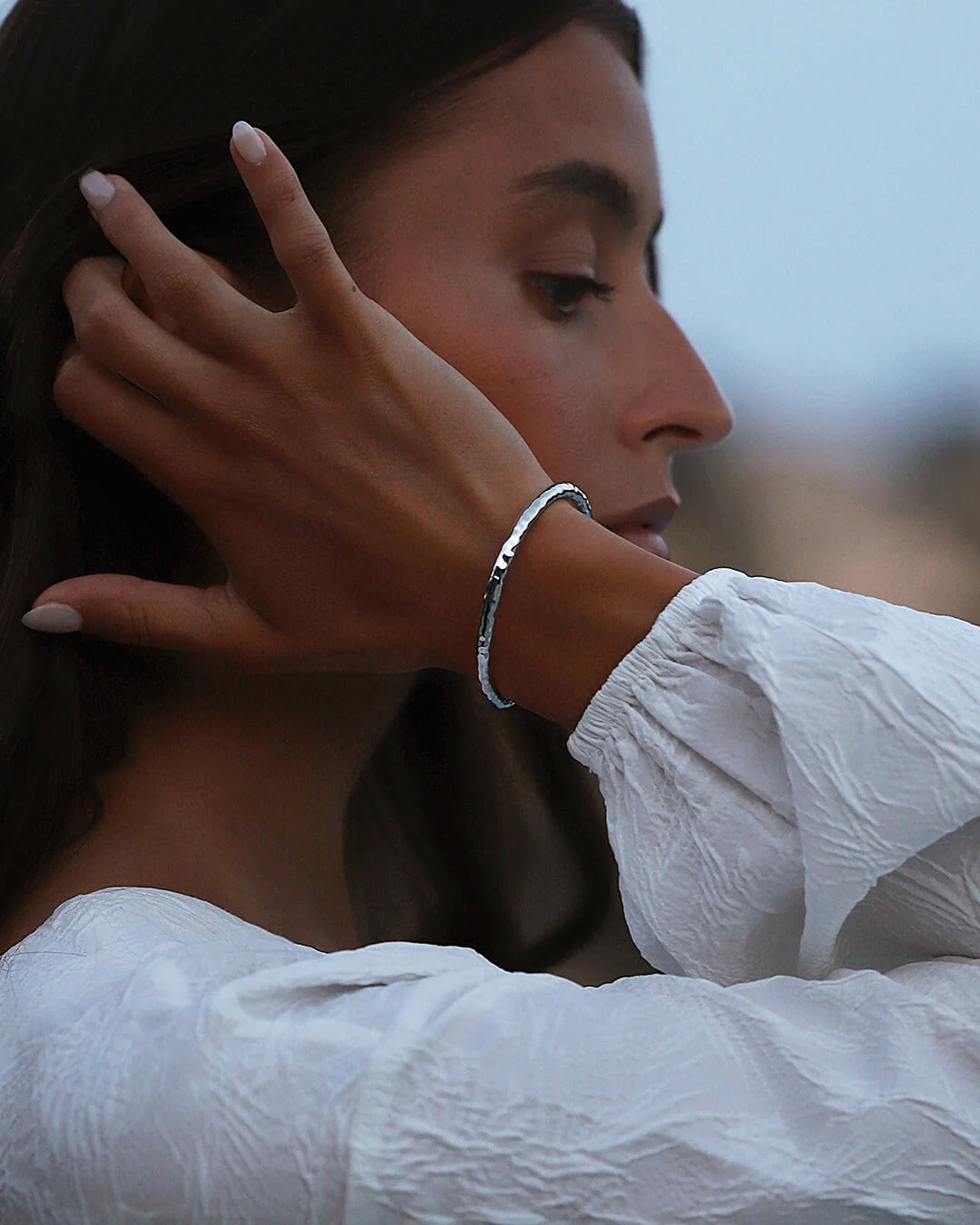 Opal Bangle Sterling Silver - Image 8