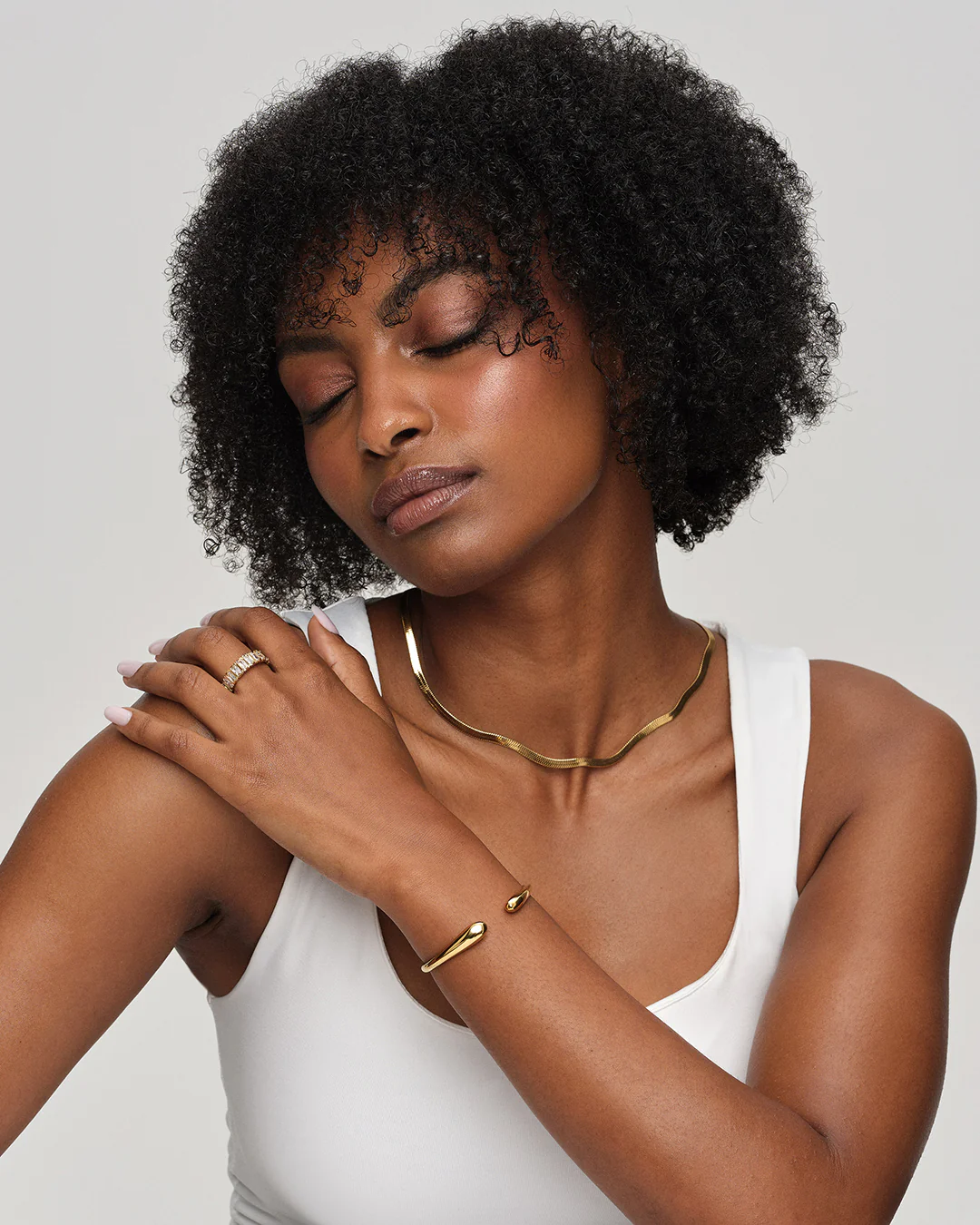 Tear Drop Bangle Polished - Image 8